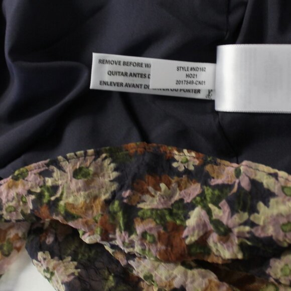 Madewell Drawstring Faux-Wrap Mini Dress in Daisy Reverie - Picture 6 of 6